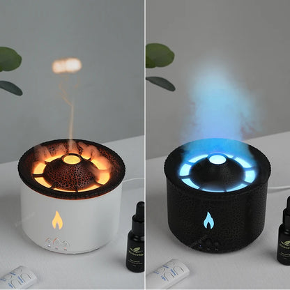 Vulkan-Flammen Aroma Diffuser – Magischer Dampfzauberer für entspannte Vibes!